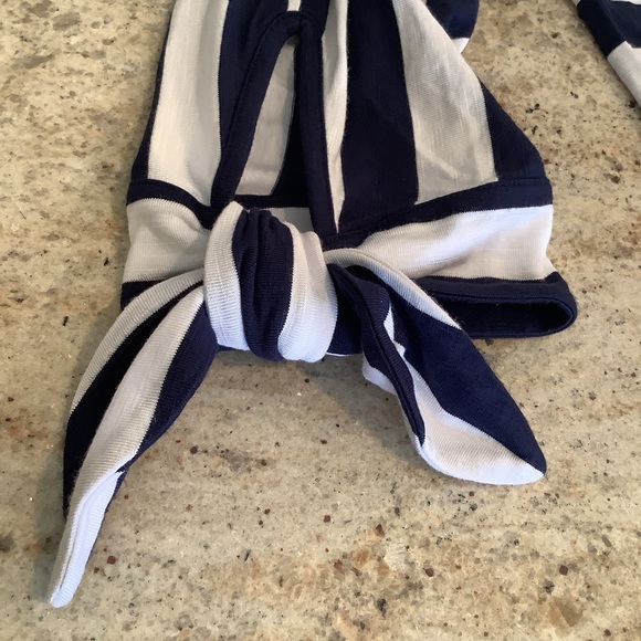 Soft Surroundings Navy and White Striped Women's Top Size Small - Picture 8 of 10
